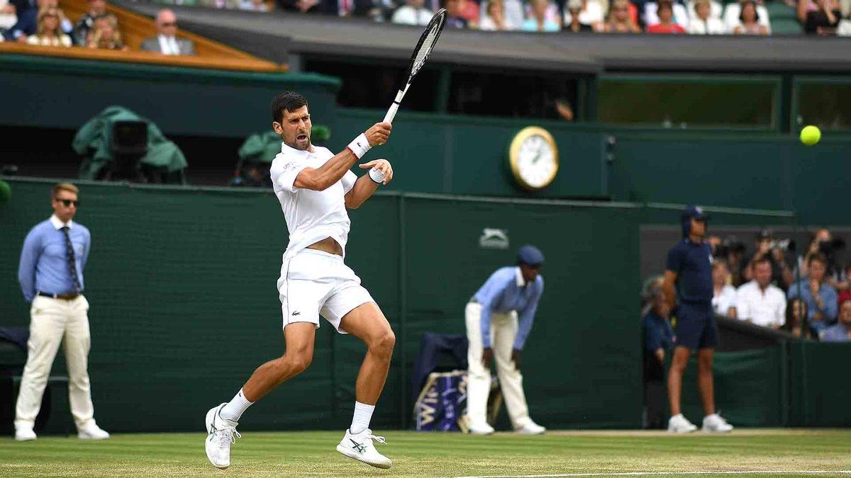 Джокович вп'яте в кар'єрі вийшов у фінал Вімблдону Джокович вп'яте в кар'єрі вийшов у фінал Вімблдону