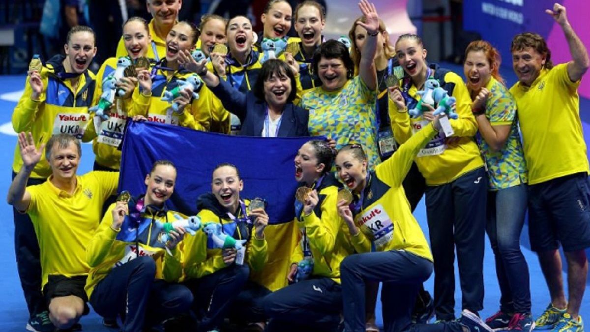 Збірна України із синхронного плавання виборола історичне золото на чемпіонаті світу