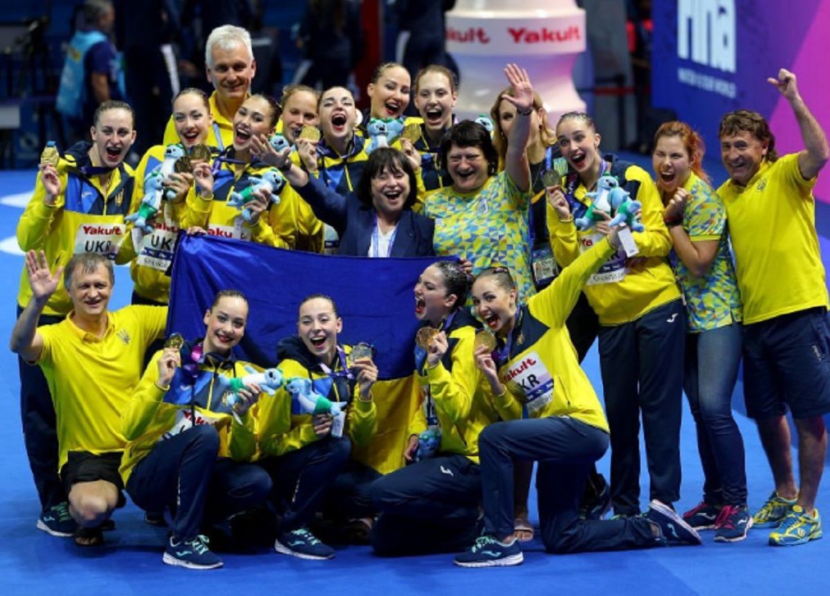 Збірна України із синхронного плавання виборола історичне золото на чемпіонаті світу