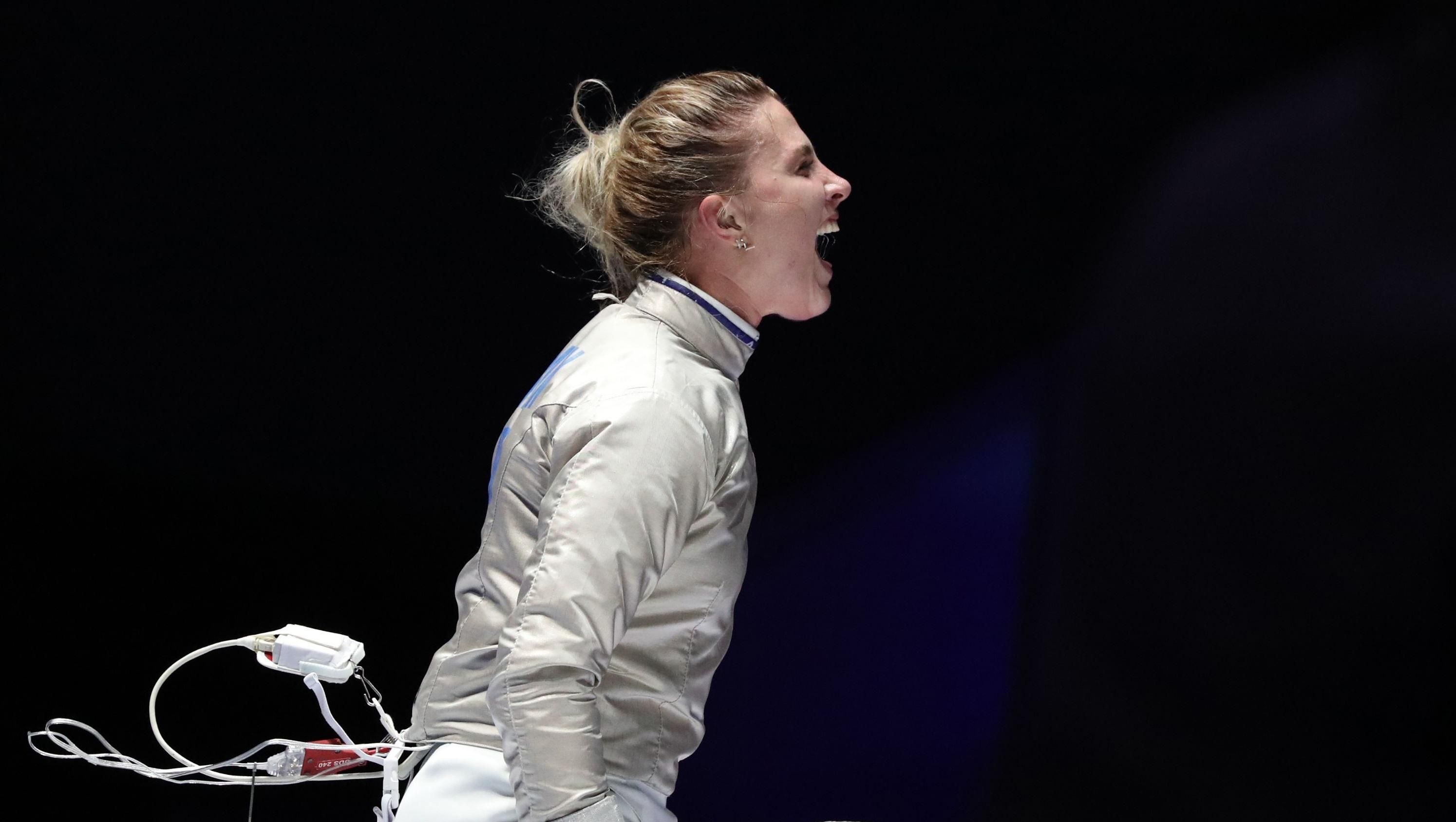 Українка Харлан встановила історичне досягнення у фехтуванні Українка Харлан встановила історичне досягнення у фехтуванні