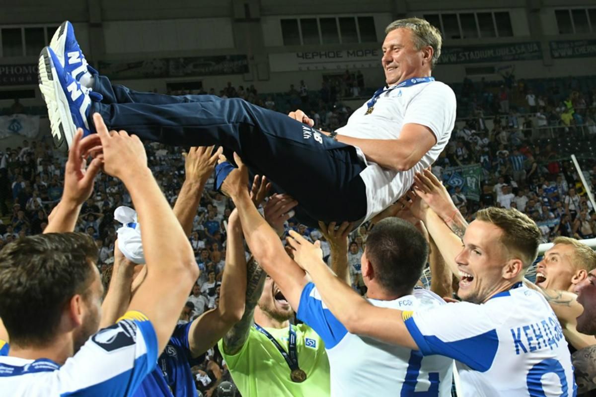 Самое прекрасное – это счет на табло, ребята выдержали, – Хацкевич о победе "Динамо" Самое прекрасное – это счет на табло, ребята выдержали, – Хацкевич о победе "Динамо"