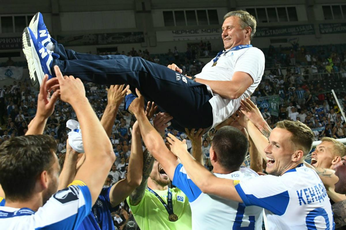 Самое прекрасное – это счет на табло, ребята выдержали, – Хацкевич о победе "Динамо"