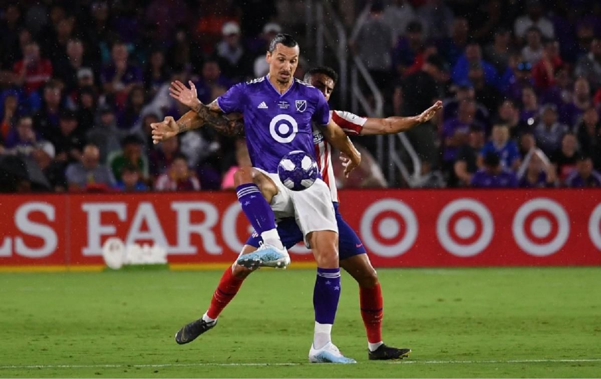 "Атлетико" разгромил команду Ибрагимовича и Руни в США: видео "Атлетико" разгромил команду Ибрагимовича и Руни в США: видео