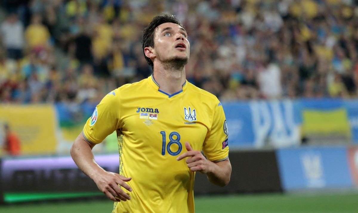 Ключевой нападающий сборной Украины рискует пропустить матч Евро-2020