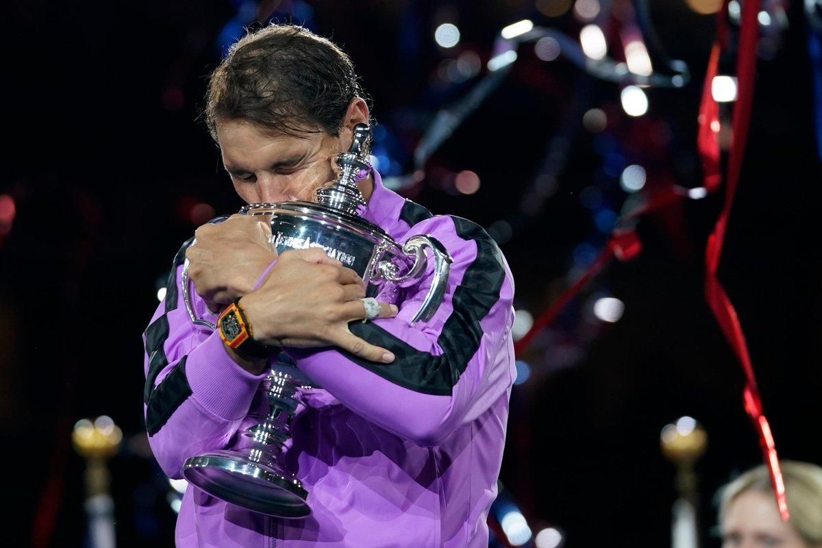 Надаль искренне расплакался после победы на US Open: щемящее видео