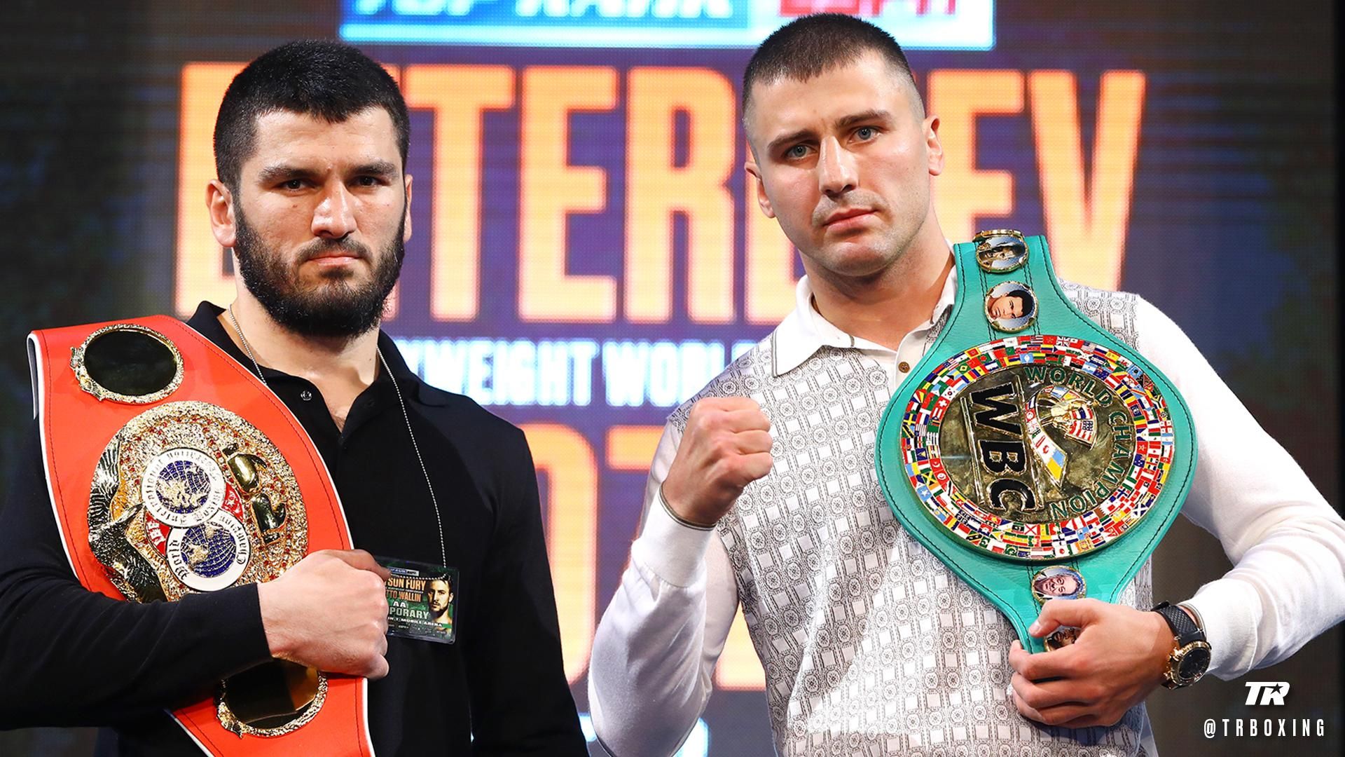 Гвоздик провел дуэль взглядов с россиянином Бетербиевым перед чемпионским боем: видео Гвоздик провел дуэль взглядов с россиянином Бетербиевым перед чемпионским боем: видео