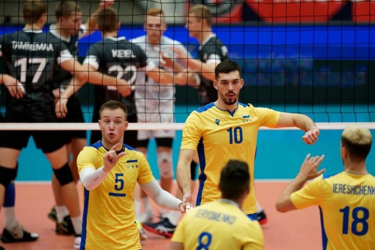 Определился возможный соперник сборной Украины в 1/8 финала Лиги Европы по волейболу