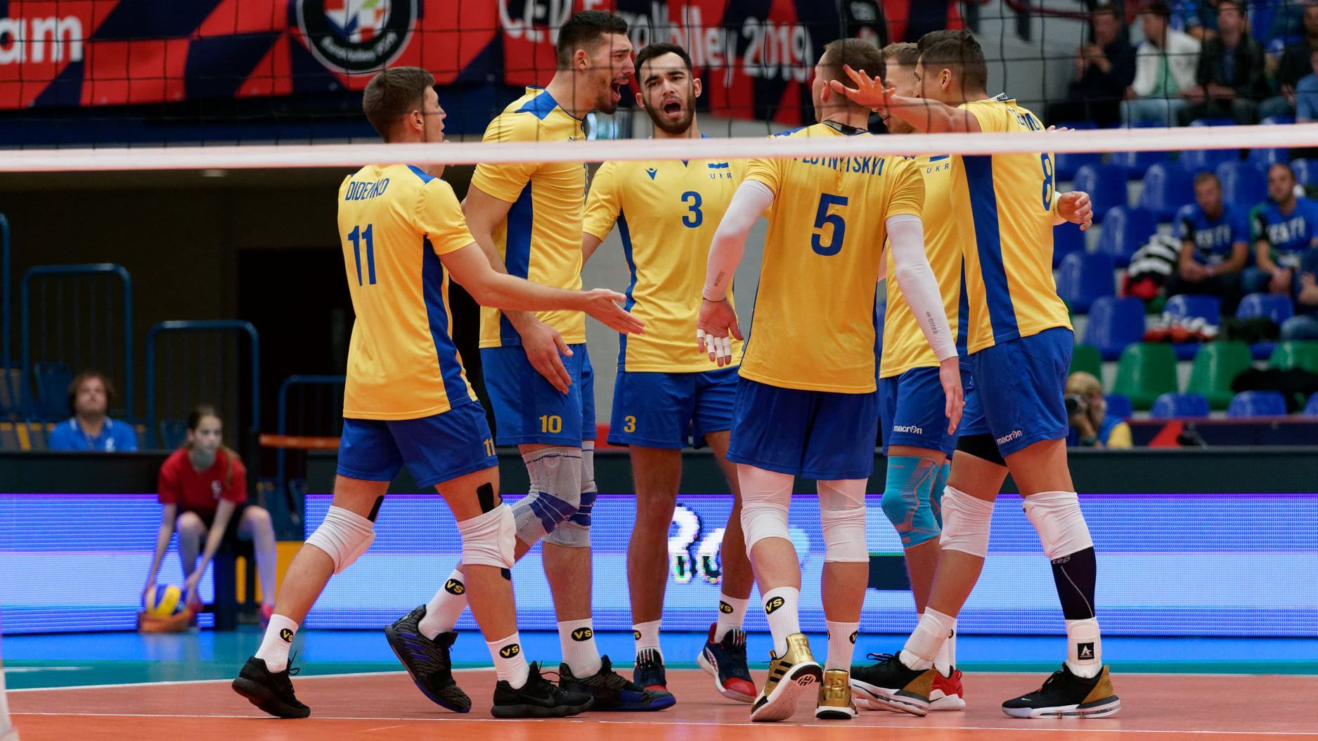 Сборная Украины сенсационно вышла в 1/4 финала чемпионата Европы по волейболу