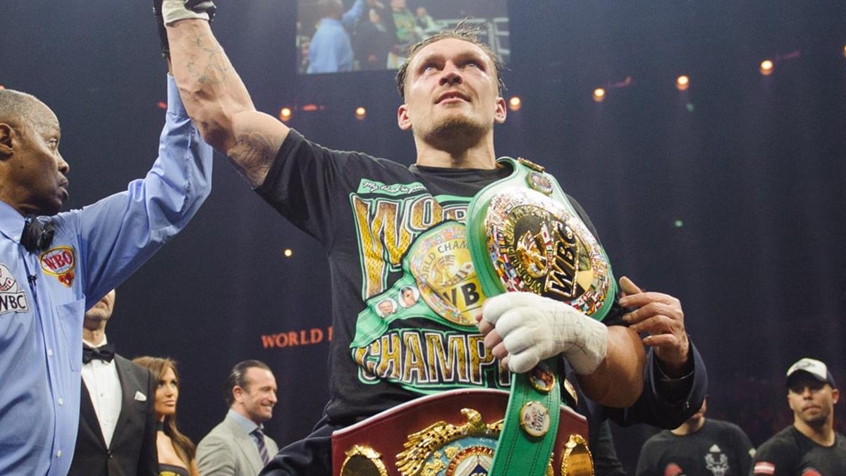 Усик о Спонге: Это очень хороший дебют для меня в супертяжелом весе