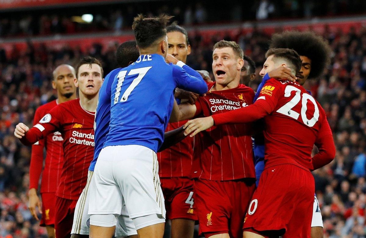 Драматическая победа "Ливерпуля" завершилась дракой: видео Драматическая победа "Ливерпуля" завершилась дракой: видео