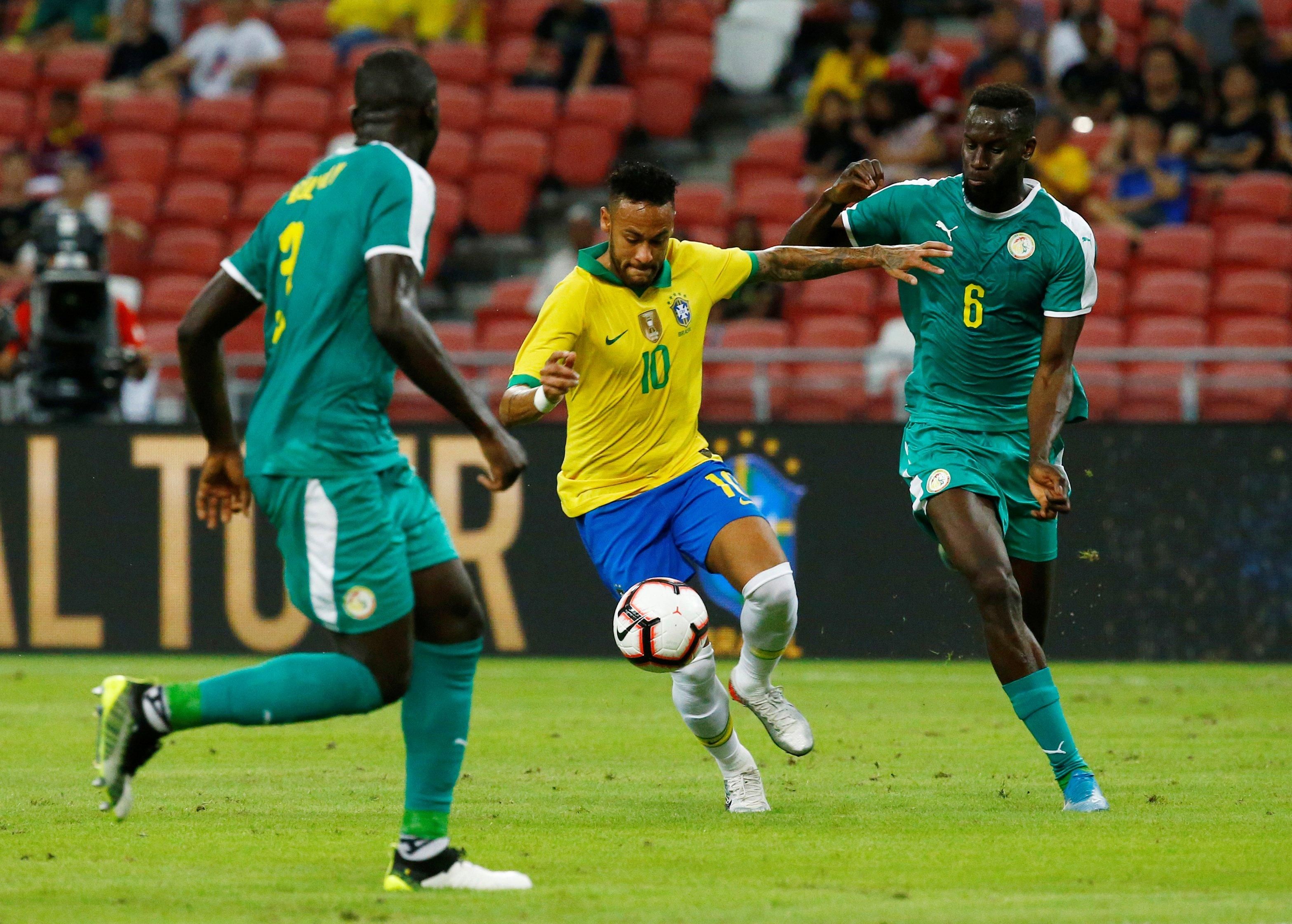 Бразилія в ювілейному матчі Неймара не змогла перемогти Сенегал: відео
