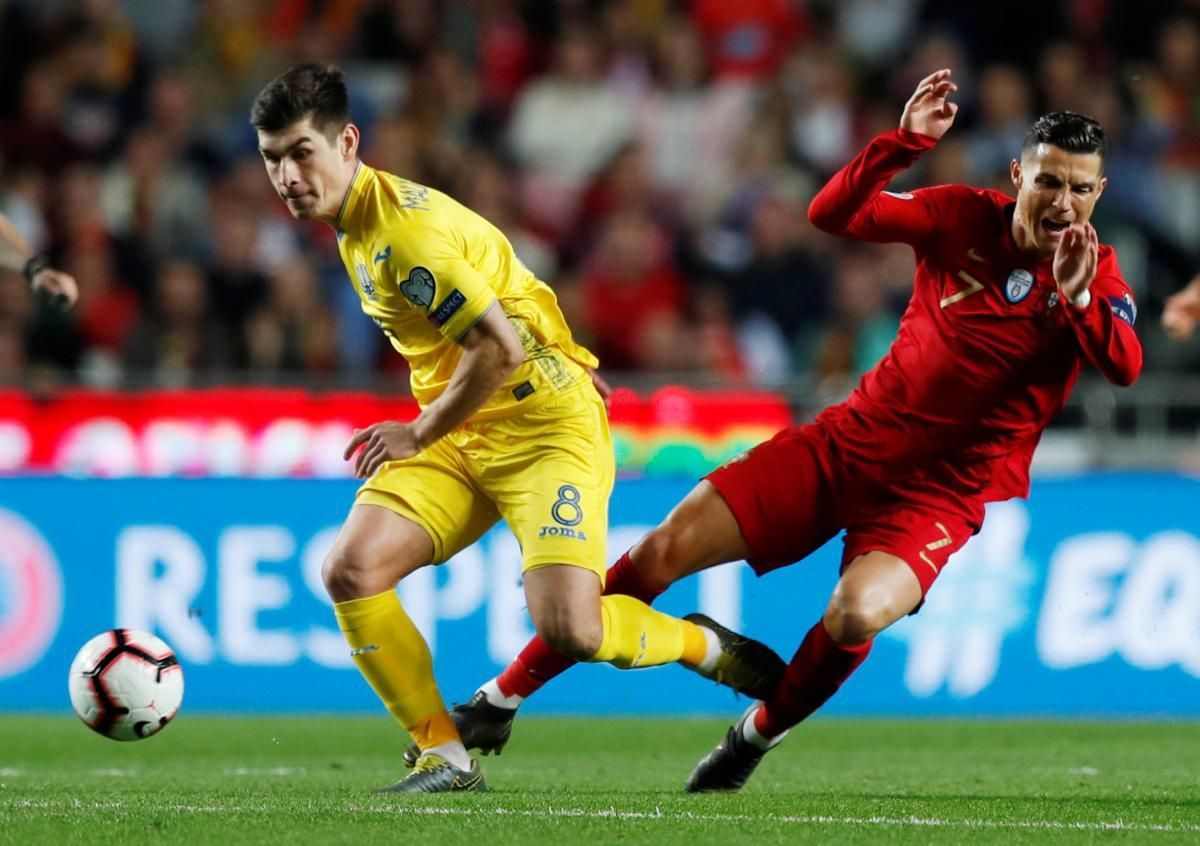 Слезы Роналду: Необычные ставки на матч Украина — Португалия