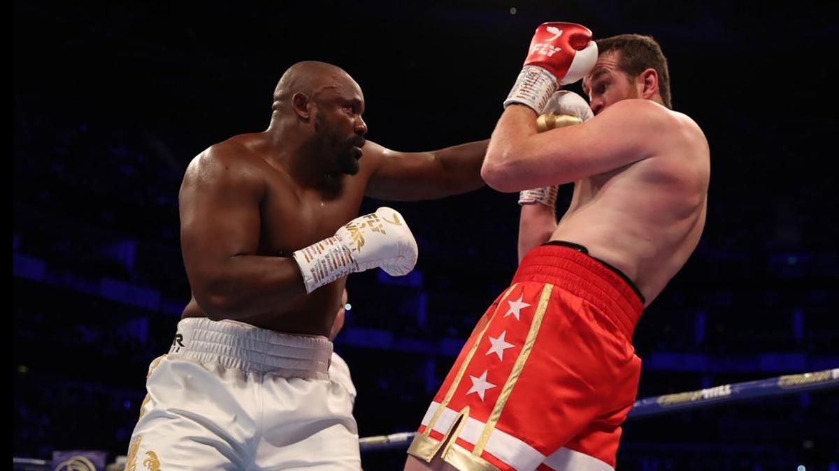 Дерек Чісора виграв чемпіонський пояс та кинув виклик Усику: відео Дерек Чісора виграв чемпіонський пояс та кинув виклик Усику: відео