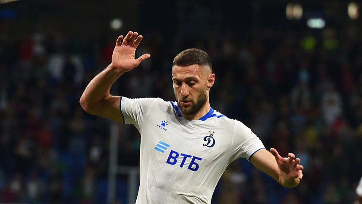 Украинец Ордец дебютным голом в России спас от поражения "Динамо": видео