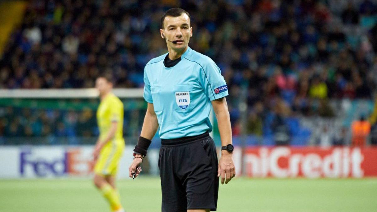 Украинский арбитр будет работать на топ-матче Лиги Европы