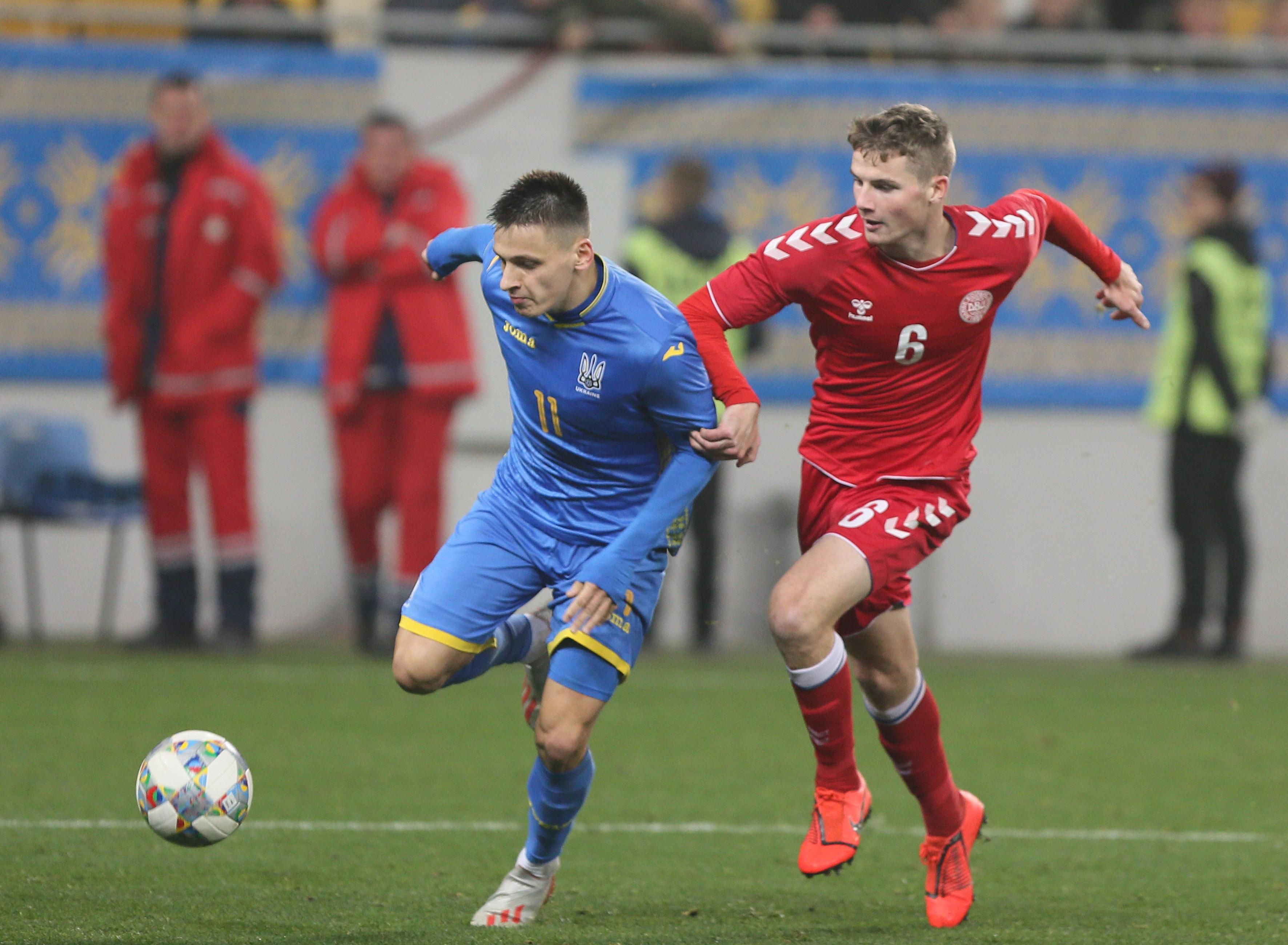 Збірна України U-21 відіграла два голи, але все ж поступилася Данії у відборі на Євро-2021