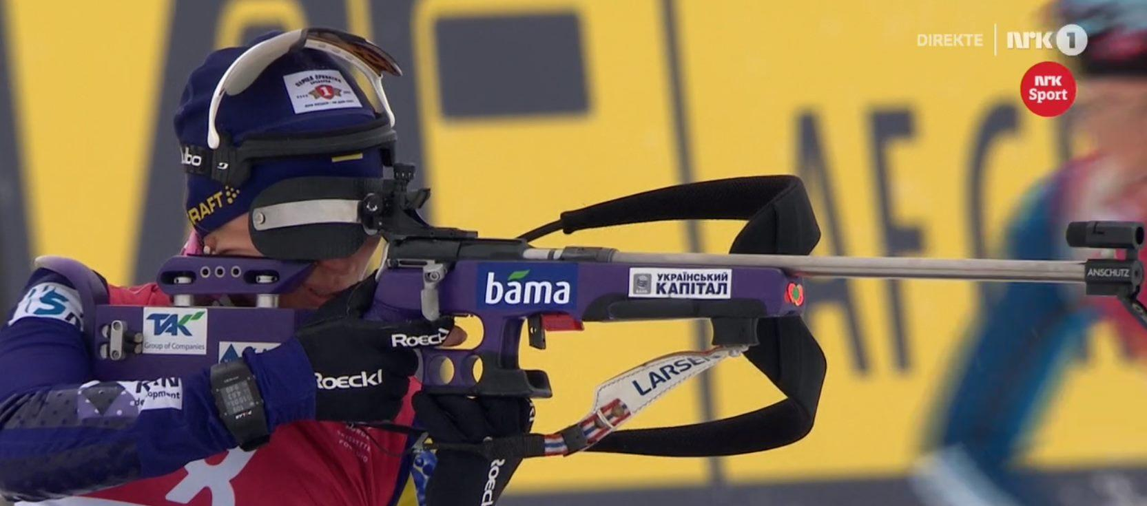 Биатлон: Вита Семеренко финишировала четвертой в спринте в Шушене, Сергей Семенов-23-й