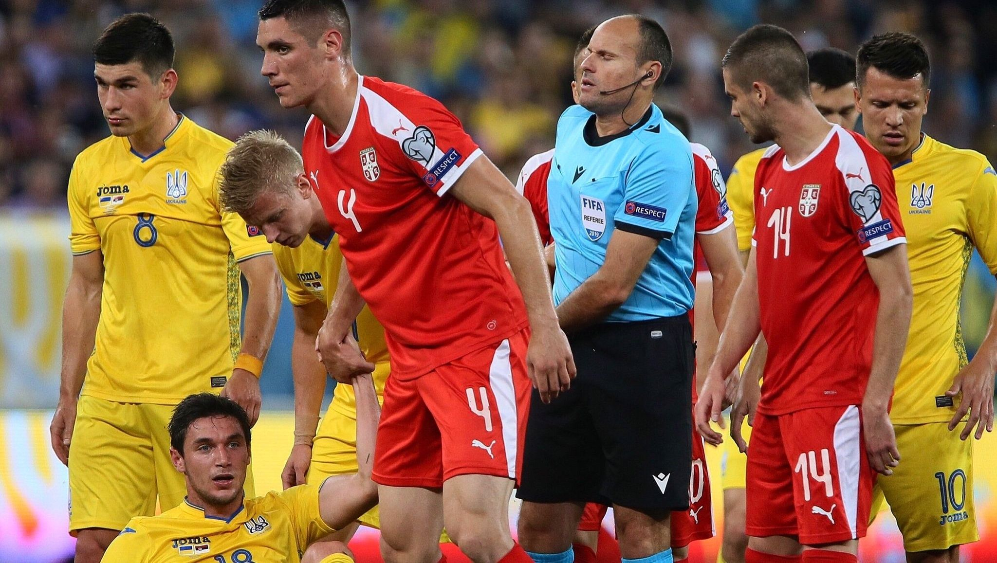 Сербия – Украина: стартовые составы команд на заключительный матч отбора к Евро-2020