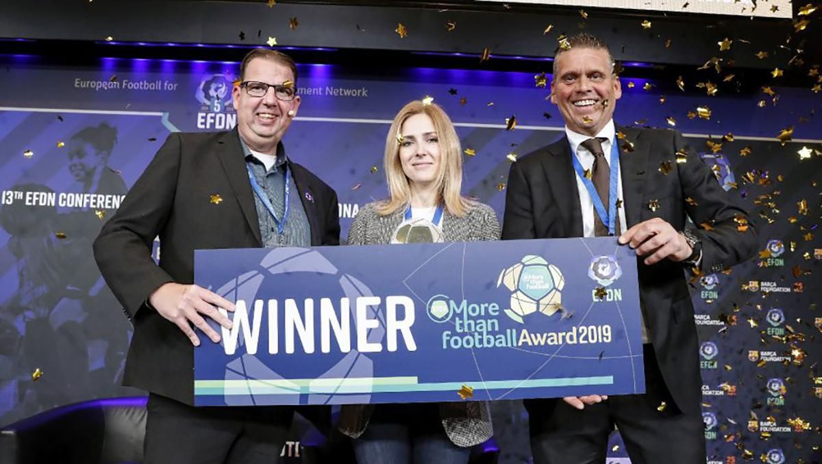 Социальный проект "Шахтера" получил звание лучшего в Европе Социальный проект "Шахтера" получил звание лучшего в Европе