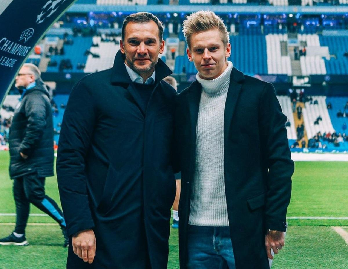 Легенды: Зинченко взял интервью у Шевченко в Манчестере – фото