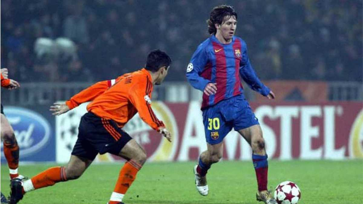 Как звездный Месси дебютировал в Лиге чемпионов в Донецке 15 лет назад – эксклюзивные кадры