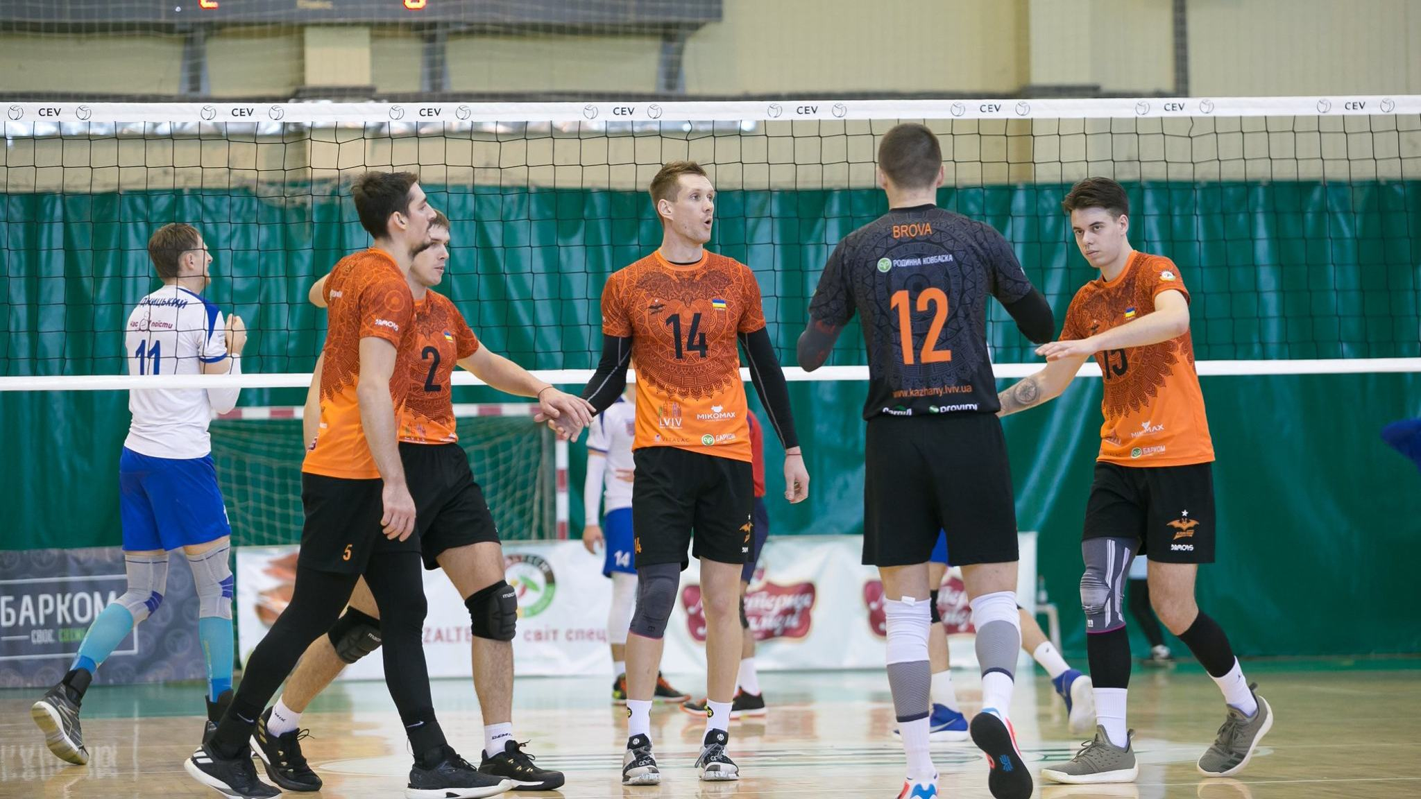 Львовские "Баркос-Кажаны" проиграли в матче 1/16 финала Кубка ЕКВ по волейболу