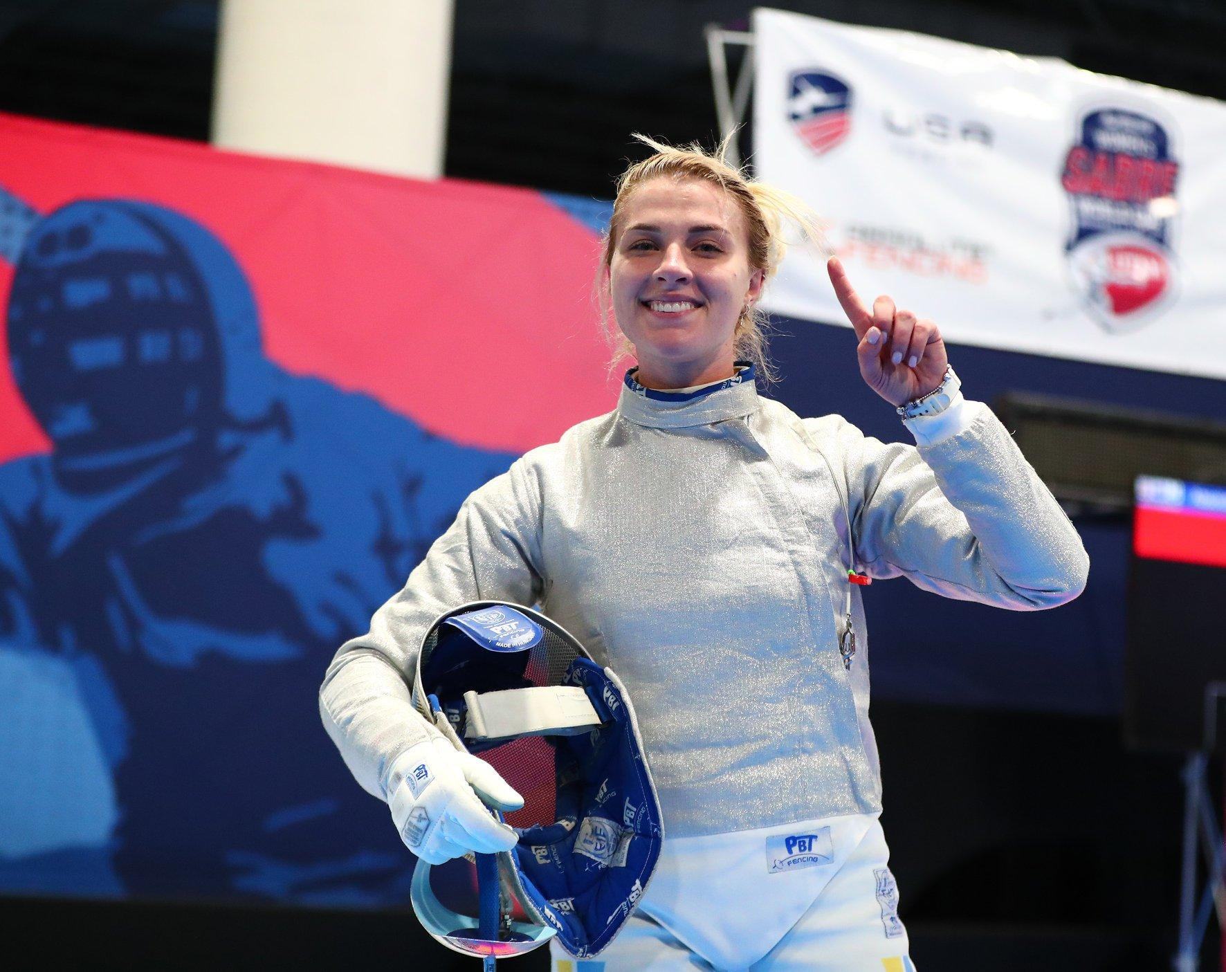 Украинская саблистка Ольга Харлан стала победительницей этапа Кубка мира в Солт-Лейк-Сити