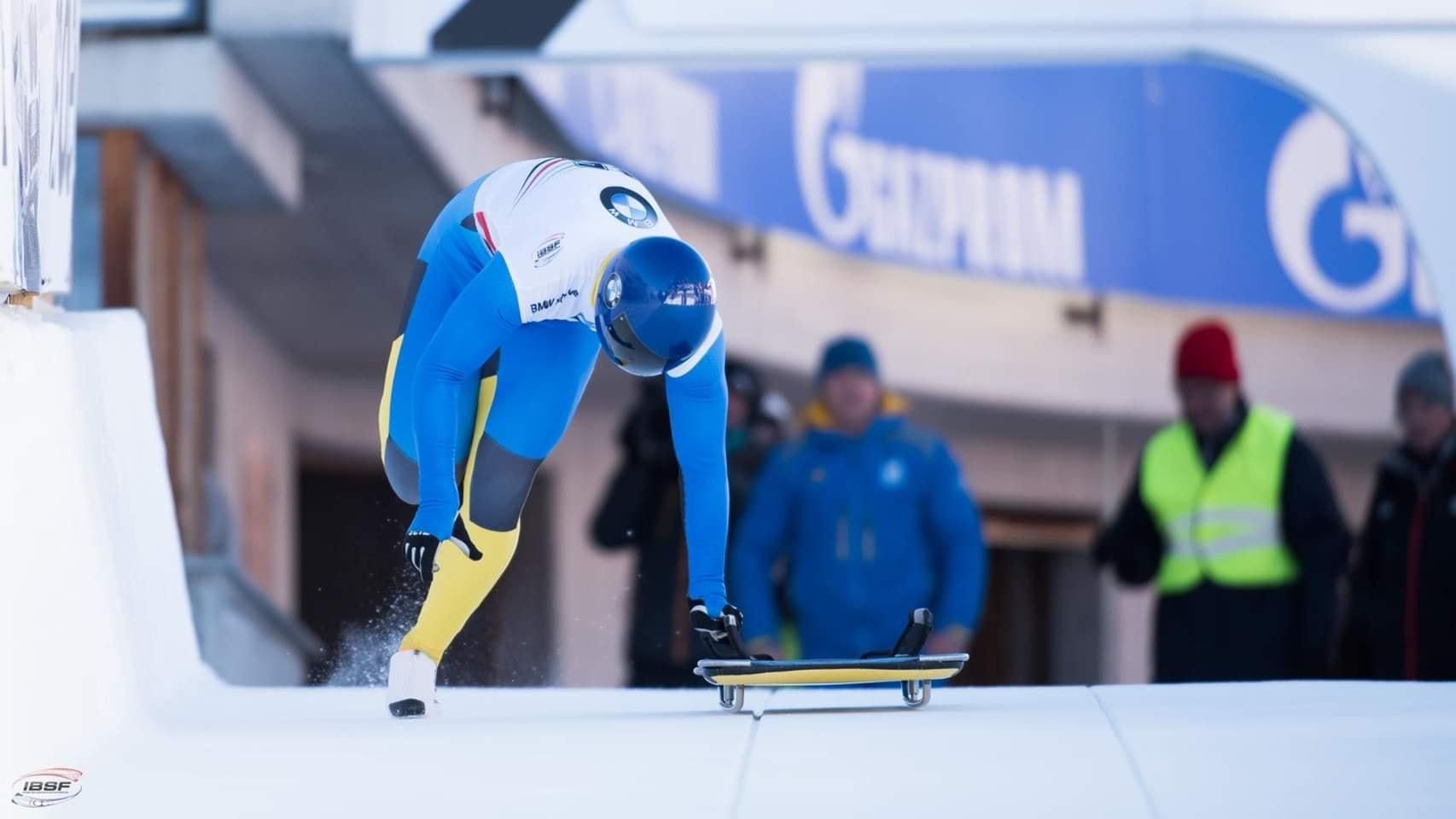 Единственному украинскому скелетонисту не хватило 0,22 секунды до подиума на Кубке мира: видео Единственному украинскому скелетонисту не хватило 0,22 секунды до подиума на Кубке мира: видео