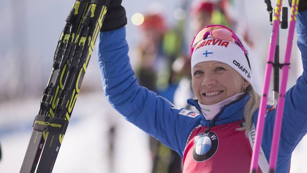 37-летняя Мякяряйнен выиграла масс-старт, Пидгрушная только 18-я 37-летняя Мякяряйнен выиграла масс-старт, Пидгрушная только 18-я