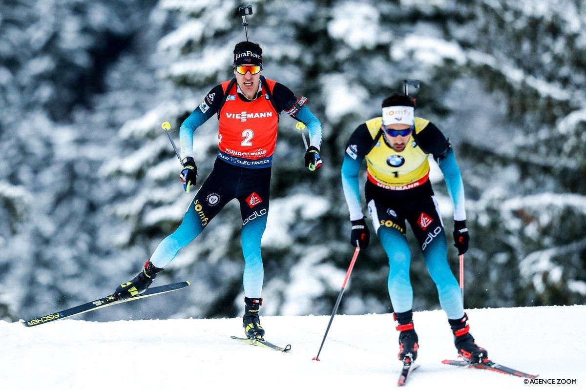 Биатлон: Фийон Майе выиграл драматический масс-старт в Поклюке, украинцы провалили гонку Биатлон: Фийон Майе выиграл драматический масс-старт в Поклюке, украинцы провалили гонку