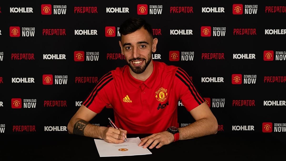 Бруну Фернандеш официально перешел в "Манчестер Юнайтед" Бруну Фернандеш официально перешел в "Манчестер Юнайтед"