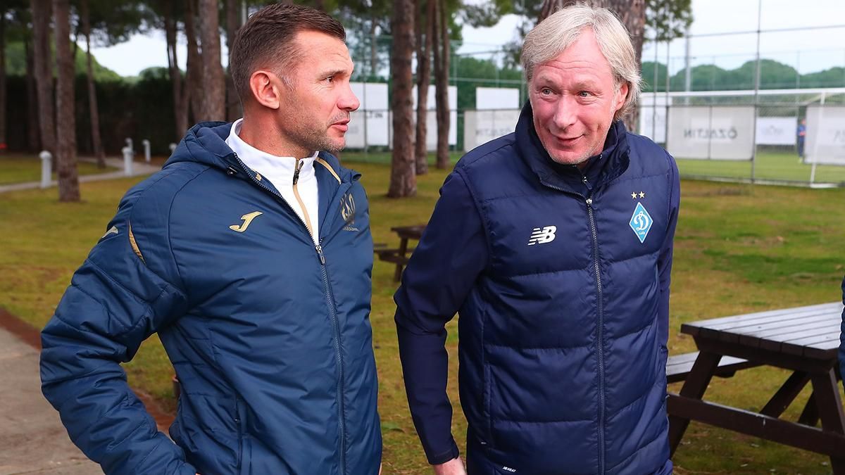 Шевченко посетил тренировку "Динамо" и пообщался с Цыганковым: видео Шевченко посетил тренировку "Динамо" и пообщался с Цыганковым: видео