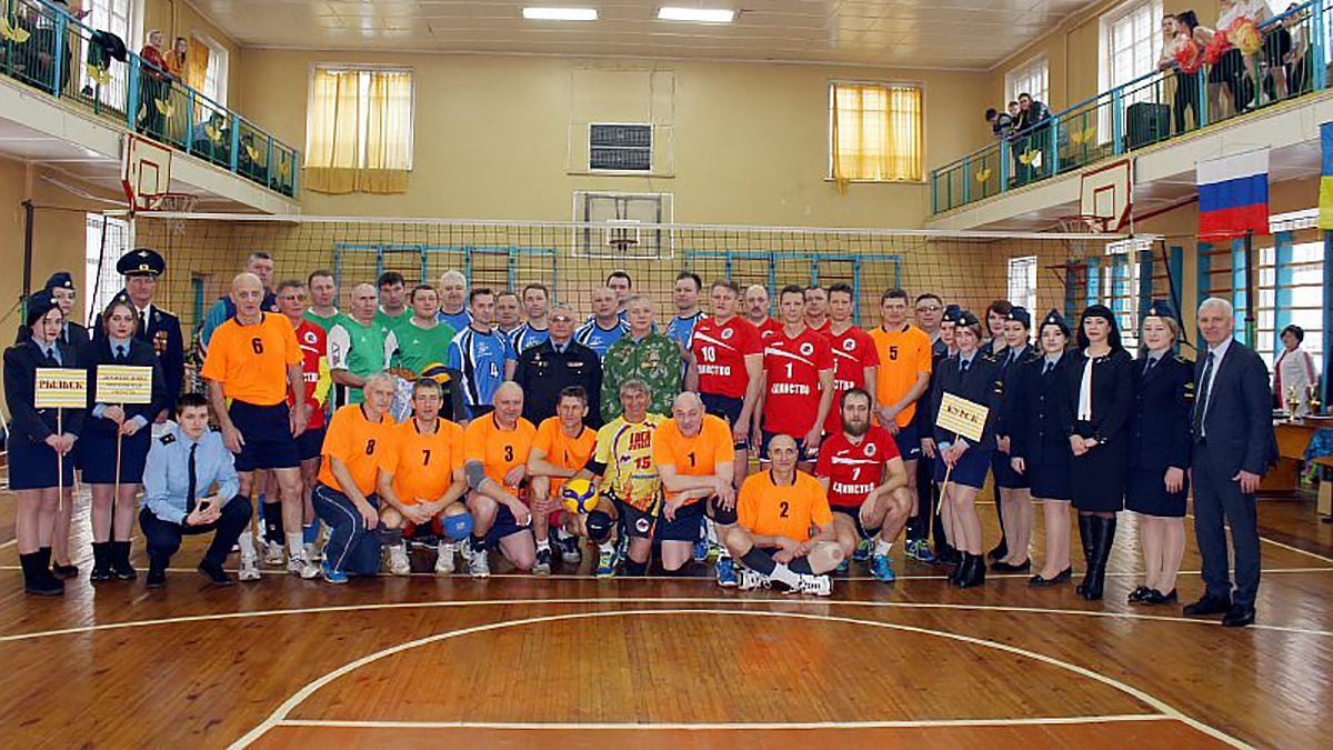 Українські волейболісти зіграли в Росії на "турнірі пам'яті загиблих військових росіян": фото