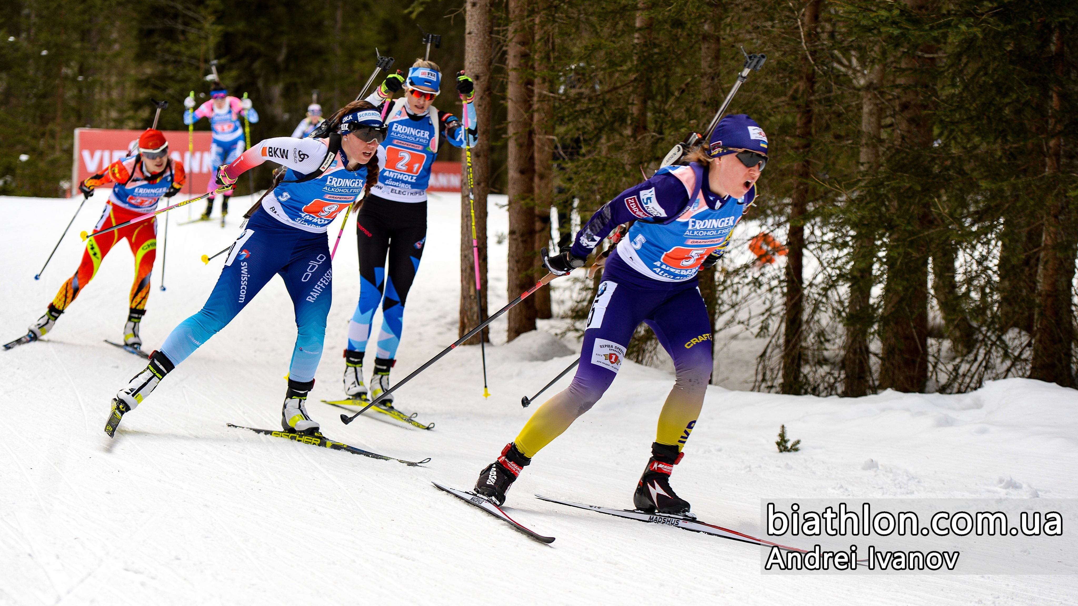 Чемпіонат світу з біатлону: склад жіночої збірної на вирішальну естафету Чемпіонат світу з біатлону: склад жіночої збірної на вирішальну естафету