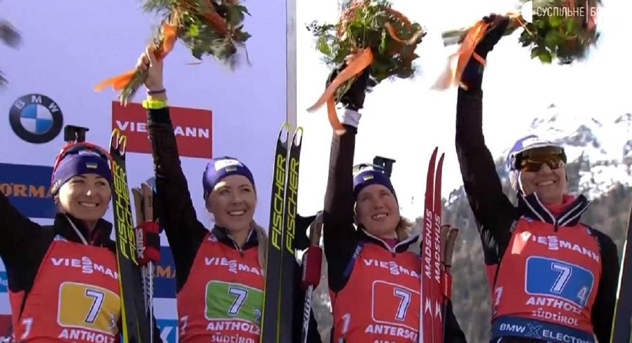 Як нагороджували Україну за бронзу на чемпіонаті світу з біатлону: відео Як нагороджували Україну за бронзу на чемпіонаті світу з біатлону: відео