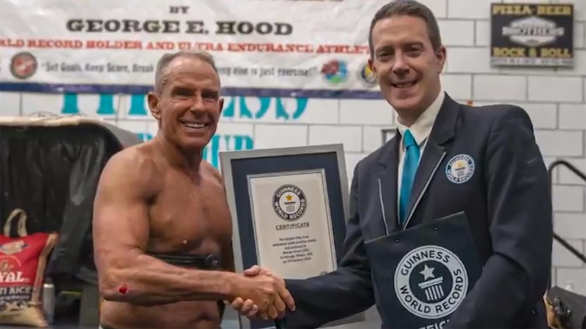 Світовий рекорд по стоянню в планці, Джордж Худ – дивитися відео Світовий рекорд по стоянню в планці, Джордж Худ – дивитися відео