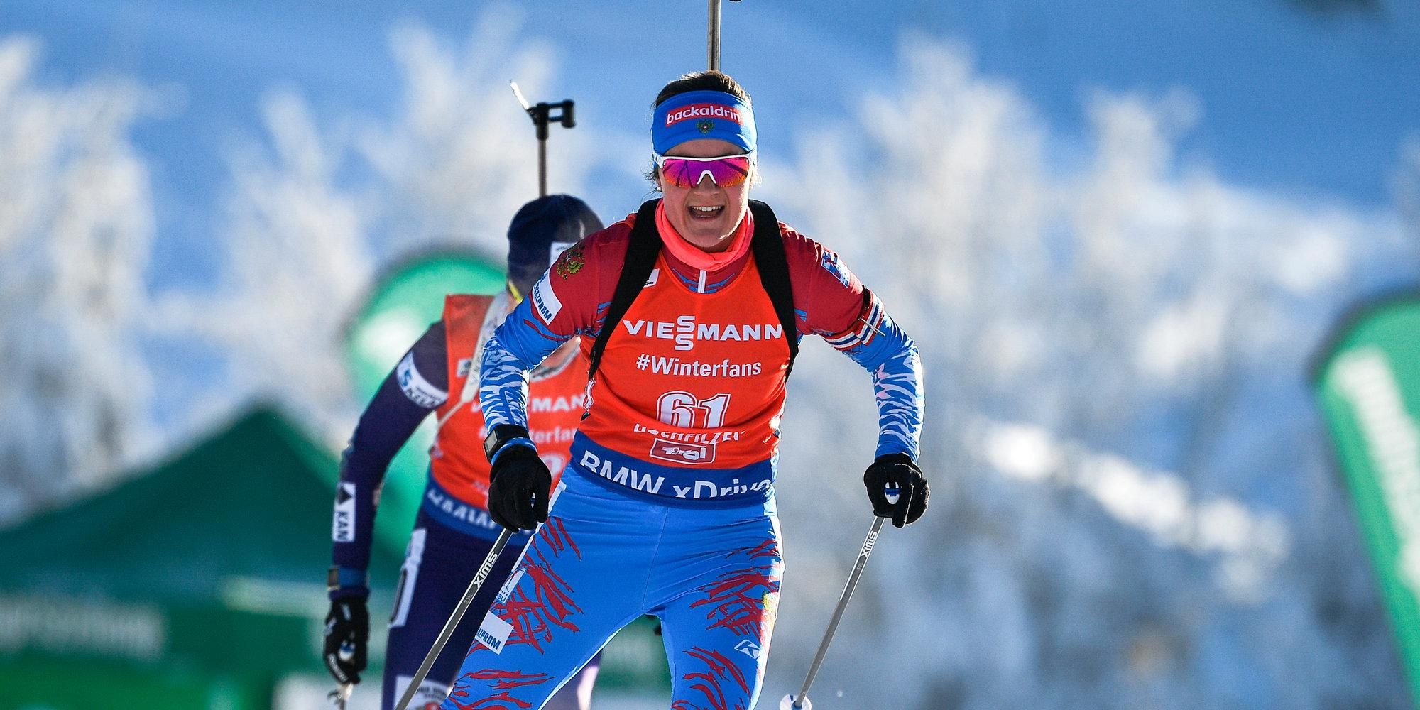 Российская биатлонистка забавно упал в борьбе с украинкой Семеренко: видео Российская биатлонистка забавно упал в борьбе с украинкой Семеренко: видео