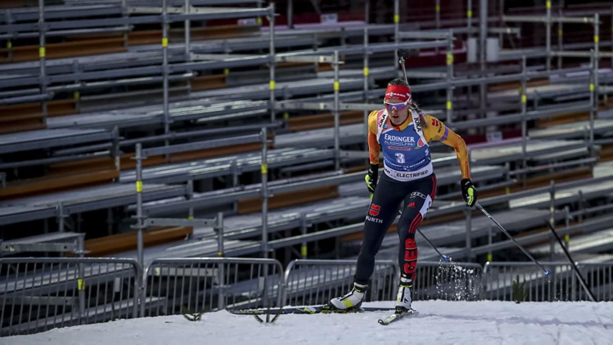 Биатлон: Херрманн победила в спринте и выиграла Хрустальный глобус, Семеренко – 14-я Биатлон: Херрманн победила в спринте и выиграла Хрустальный глобус, Семеренко – 14-я