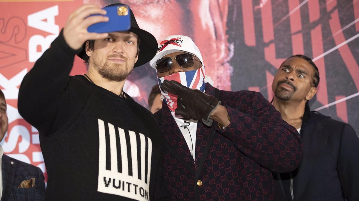 Усик і Чісора вперше зустрілися та обмінялися гарячими заявами Усик і Чісора вперше зустрілися та обмінялися гарячими заявами