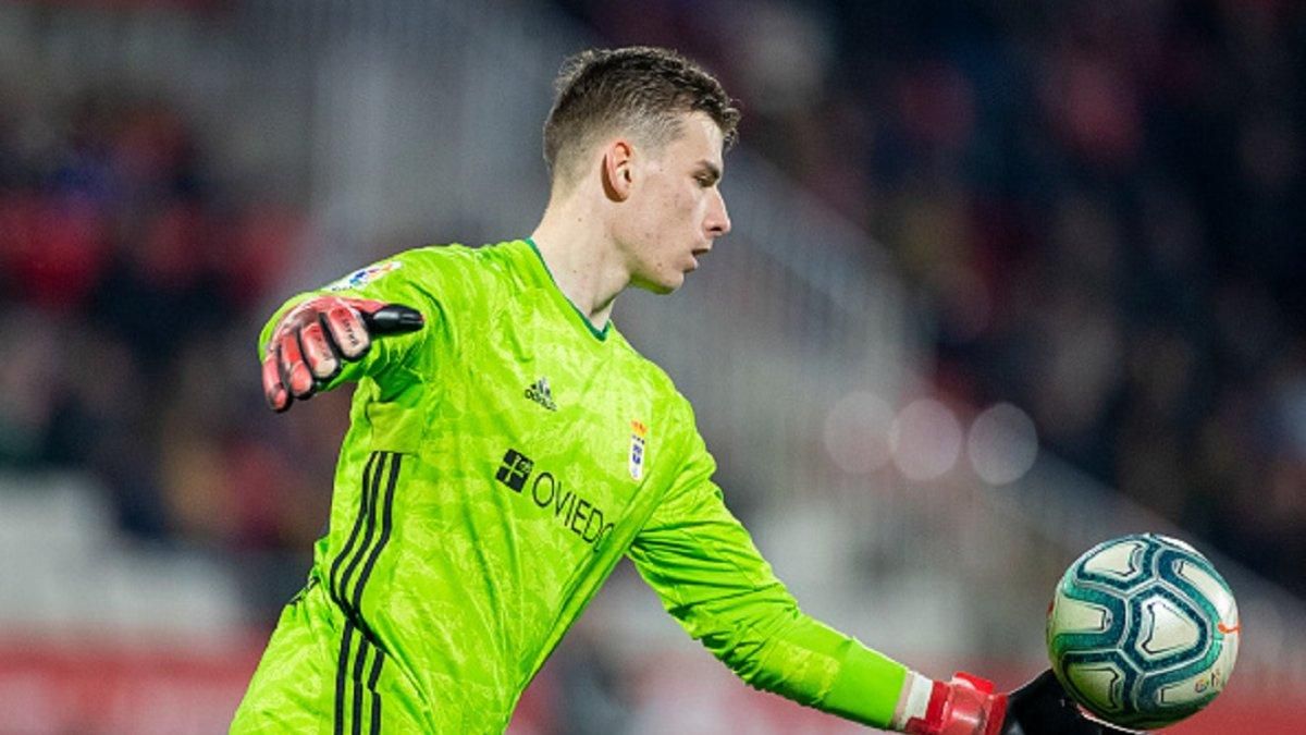 Украинец Лунин провел лучший матч в составе "Овьедо" Украинец Лунин провел лучший матч в составе "Овьедо"