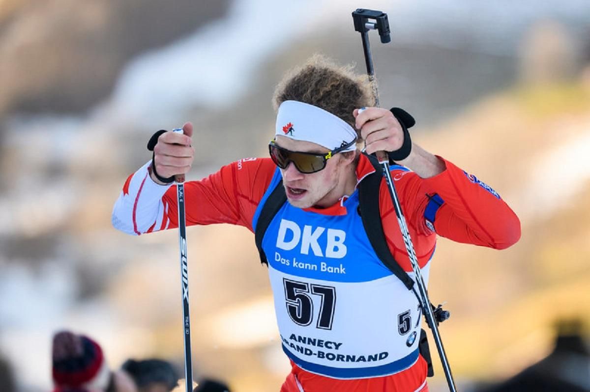 Канадський біатлоніст розповів, як виступав зі струсом мозку Канадський біатлоніст розповів, як виступав зі струсом мозку