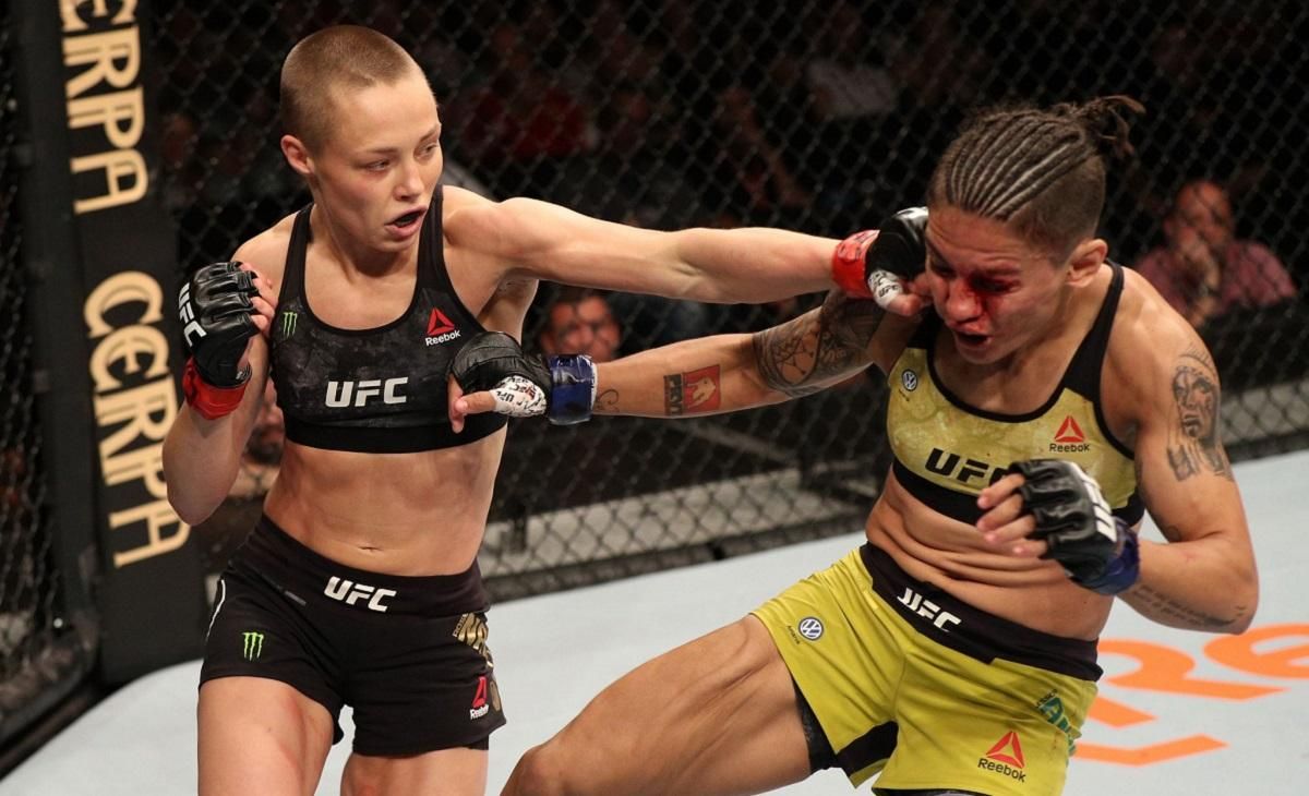 Закривавлене обличчя чемпіонки, технічний нокаут та захист титулу: відео вражаючих боїв UFC Закривавлене обличчя чемпіонки, технічний нокаут та захист титулу: відео вражаючих боїв UFC