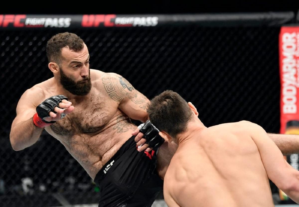 Коленом в голову: украинец Долидзе жестко нокаутировал россиянина на UFC Fight Night 172 – видео Коленом в голову: украинец Долидзе жестко нокаутировал россиянина на UFC Fight Night 172 – видео