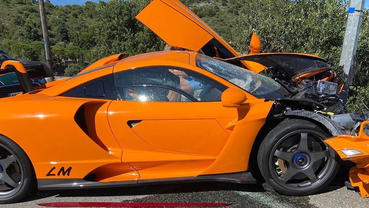 Бывший пилот Формулы-1 разбил роскошный McLaren стоимостью миллион евро: фото и видео