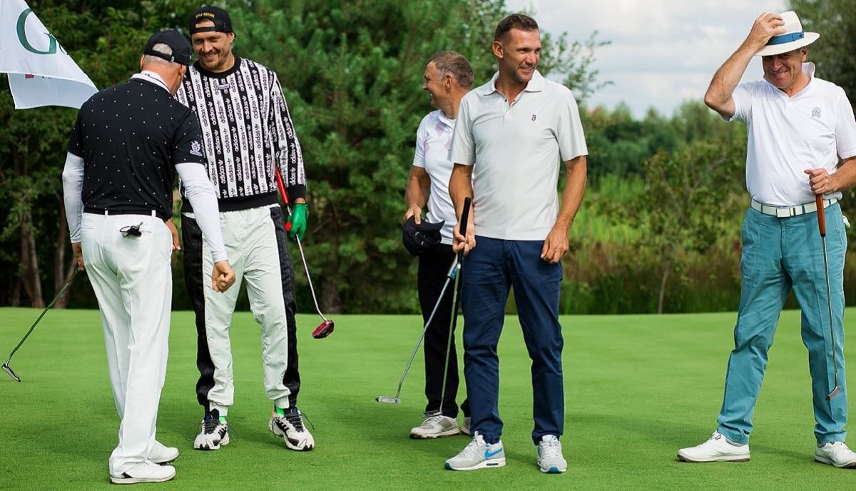 Шевченко в компании ведущих боксеров принял участие в турнире по гольфу: фото Шевченко в компании ведущих боксеров принял участие в турнире по гольфу: фото