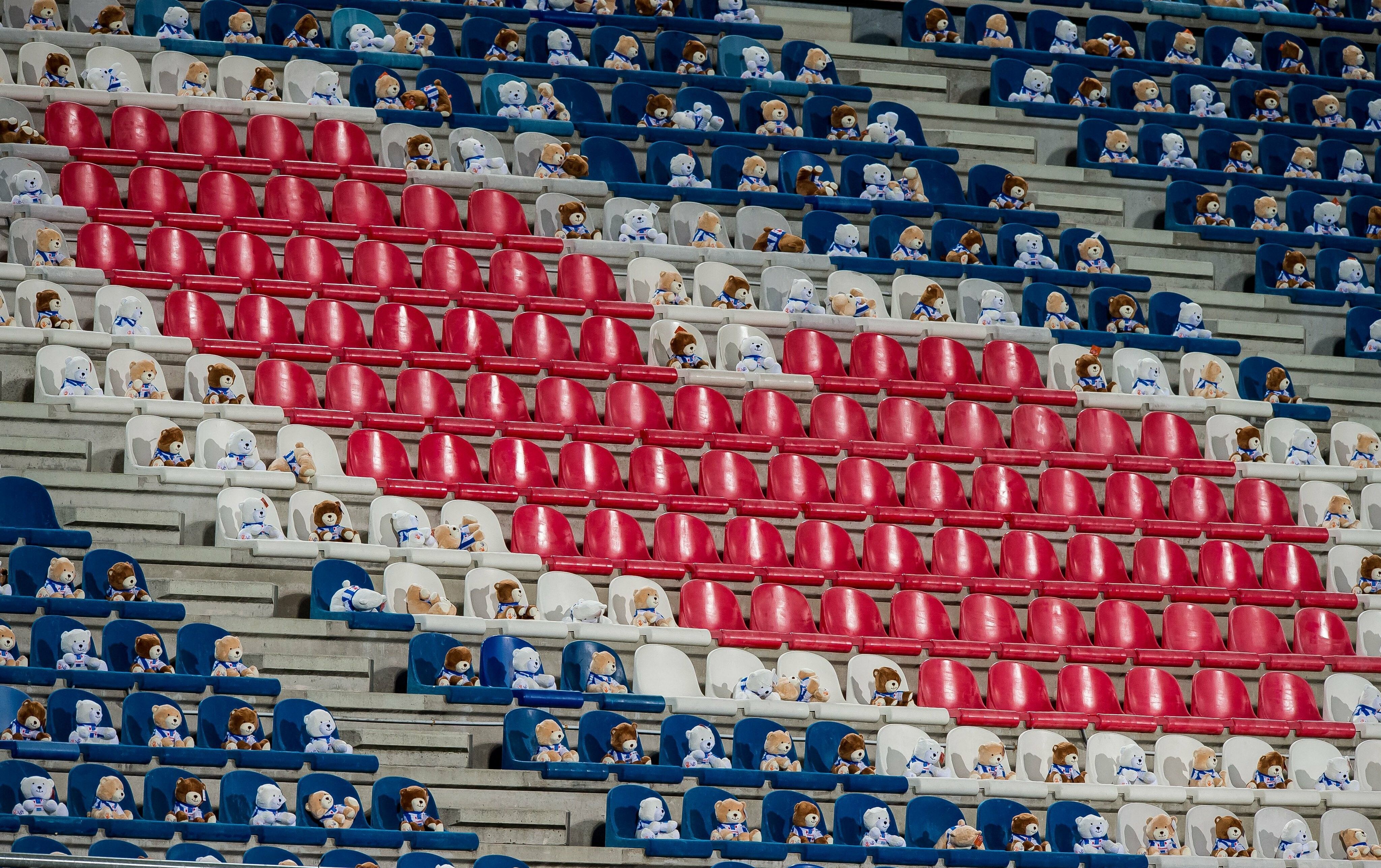 15 тысяч плюшевых мишек на стадионе: в Нидерландах поддержали больных детей – видео
