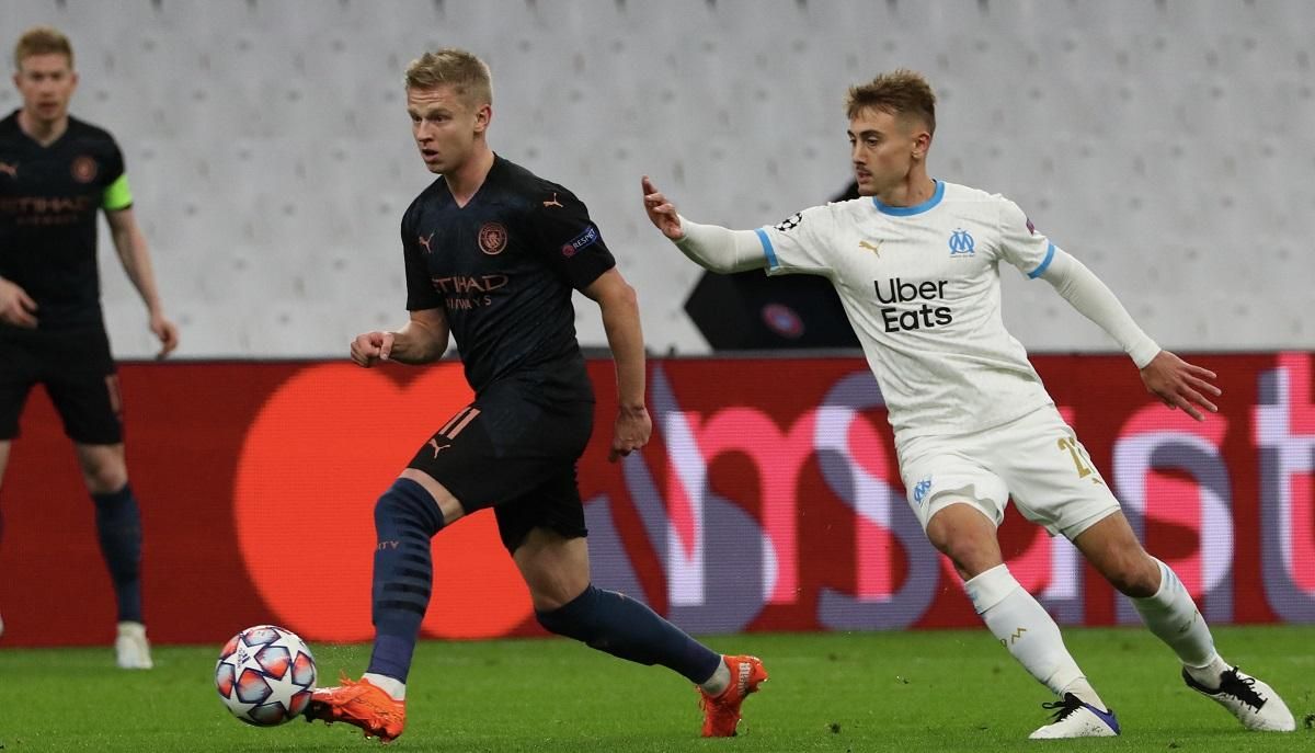 Зинченко помог "МанСити" разгромить "Марсель": видео Зинченко помог "МанСити" разгромить "Марсель": видео