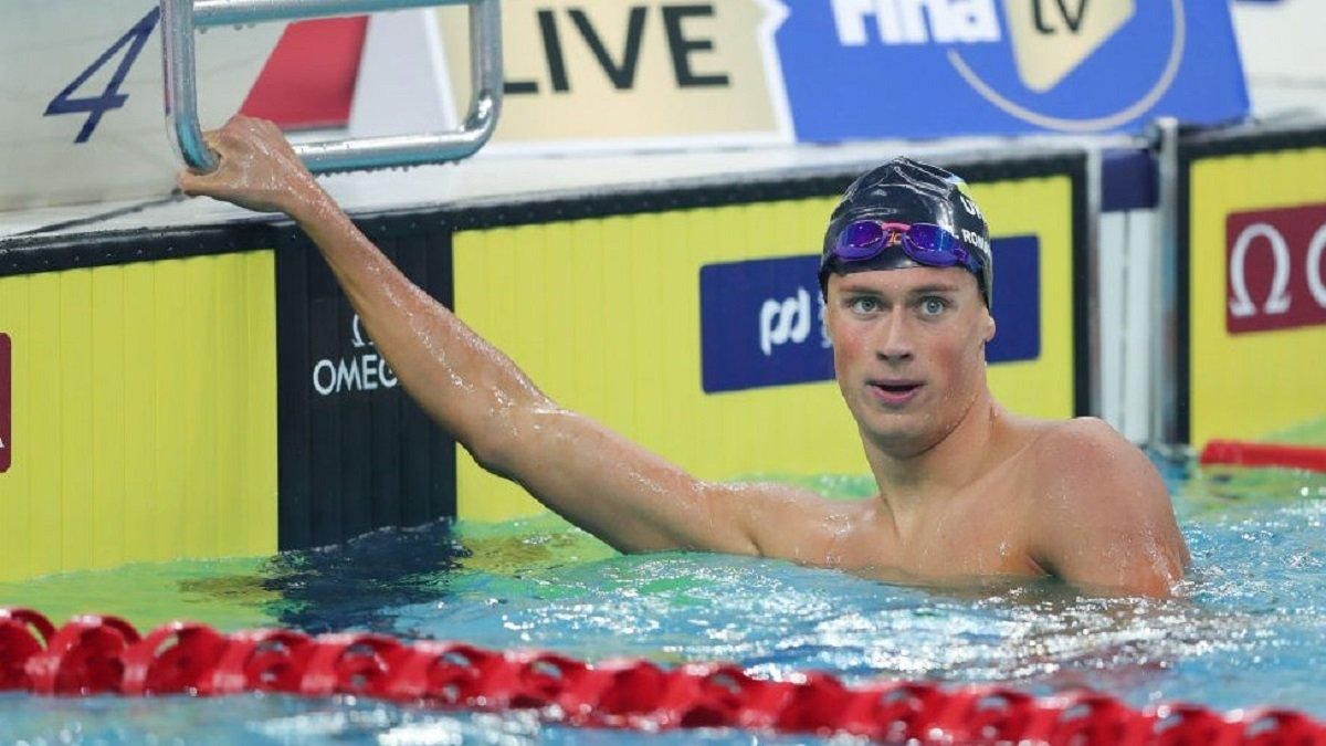 Пловец Романчук одержал победу и во второй раз за 8 дней побил рекорд Украины