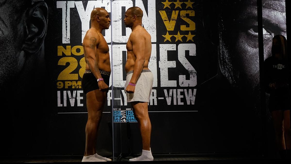 Майк Тайсон и Рой Джонс: видео дуэли взглядов Майк Тайсон и Рой Джонс: видео дуэли взглядов