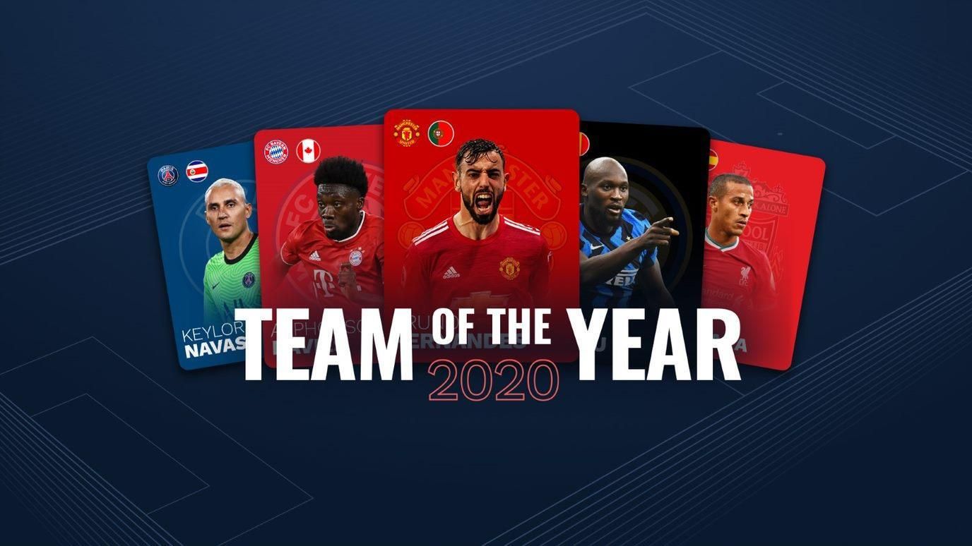 Сборная 2020 от УЕФА номинанты Сборная 2020 от УЕФА номинанты